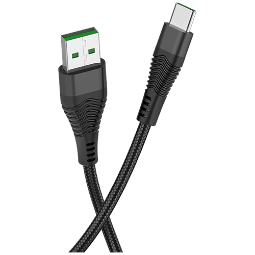 hoco. USB kabel za smartphone, USB type C, 1.2 met., 5 A, crna - U53 5A Flash slika 3