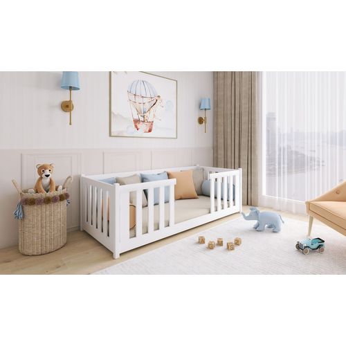 Drveni dječji krevet Fero - bijeli - 190*90 cm slika 1