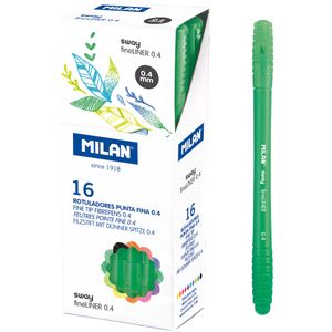 Flomaster fineliner MILAN 0,4 SWAY zeleni