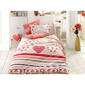 Bella - Red Cream
Red
White
Purple Poplin Single Quilt Cover Set