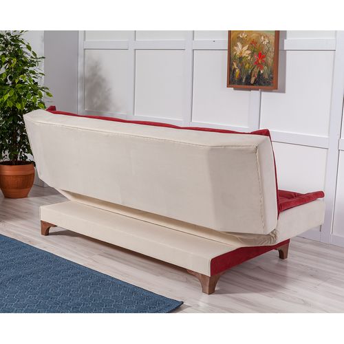 Kelebek - Claret Red, Cream Claret Red
Cream 3-Seat Sofa-Bed slika 4