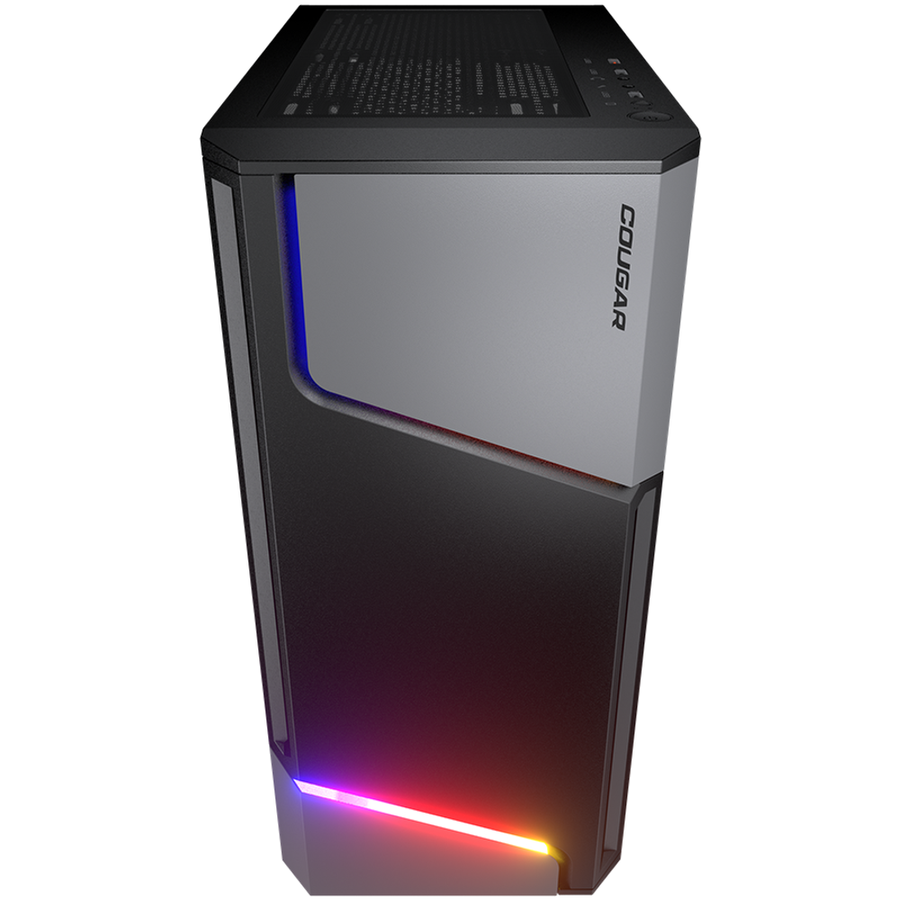 COUGAR | MX360 RGB | PC Case | Mid Tower / Metal Front Panel with ARGB strips / 1 x ARGB Fan / TG Left Panel slika 3