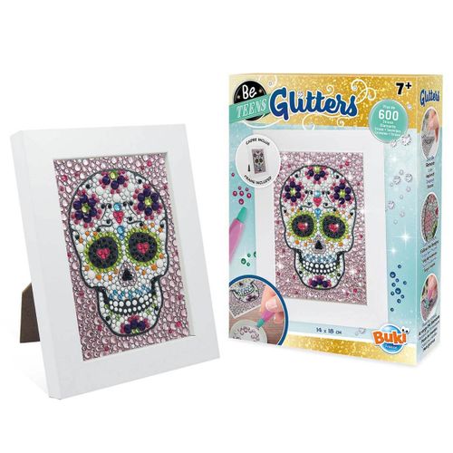 Buki® Kreativni set za stvaranje fotografija s kristalima Glitters Mexican Skull slika 1