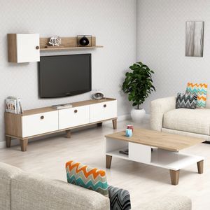 Sumer 1 Oak
White Living Room Furniture Set