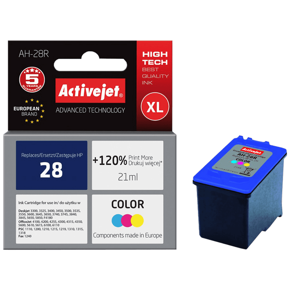 Activejet Tinta za printer - HP 28 C8728A; AH-28R slika 1