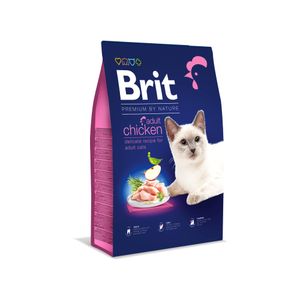 Brit Premium By Nature Cat Adult piletina, 8 kg