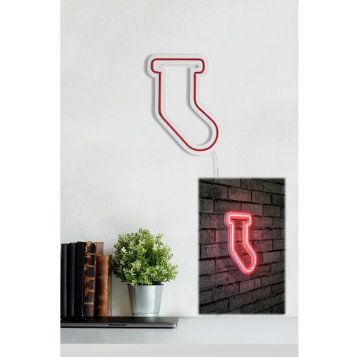 Wallity Ukrasna plastična LED rasvjeta, Socks - Red slika 2