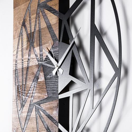 Wallity Ukrasni drveni zidni sat, Wooden Clock 36 slika 4
