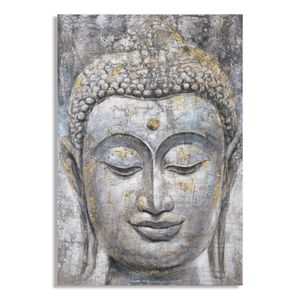 Mauro Ferretti Slika FACE BUDDHA LIGHT -A- cm 80X3X120