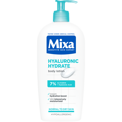 Mixa Hyaluronic intenzivno hidratantni losion za telo za normalnu do suvu kožu 400ml slika 1