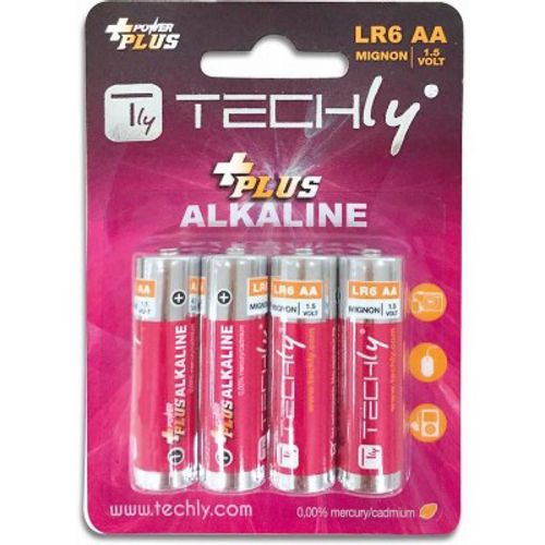 Techly baterije AA LR-06 POWER+ / 4 kom  slika 3