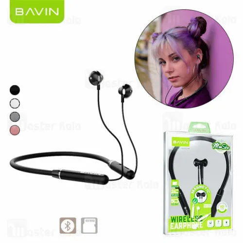 Bavin Wireless earphone slušalice bela slika 2