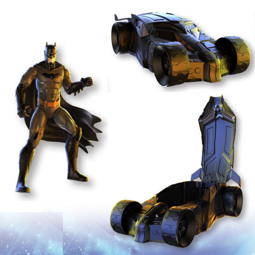 Batman figura sa Batmobile slika 1