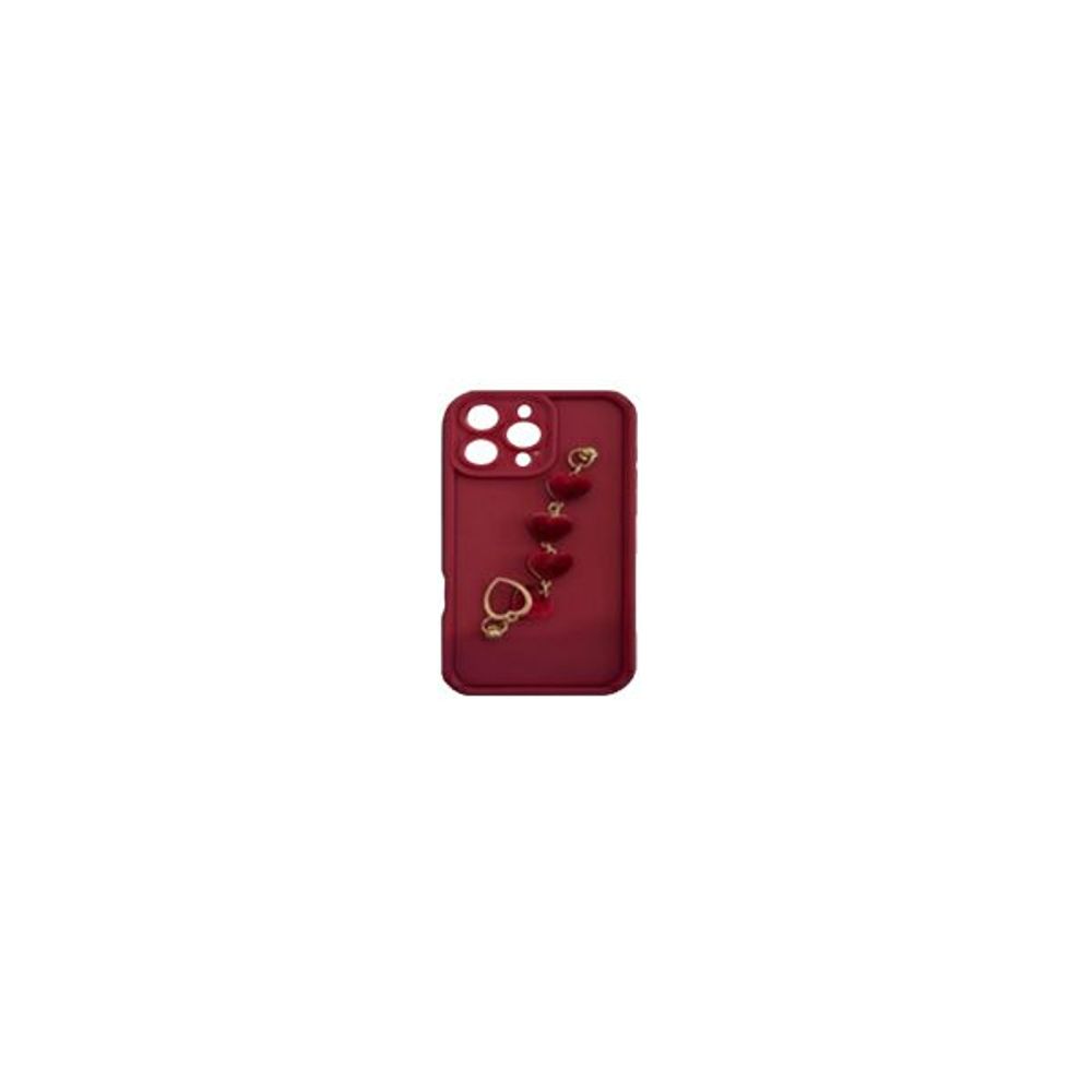 MM TPU IPHONE 16 PRO - SILICONE CANDY WRIST STRAP R Heart slika 2