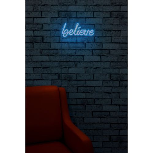 Wallity Ukrasna plastična LED rasvjeta, Believe - Blue slika 11