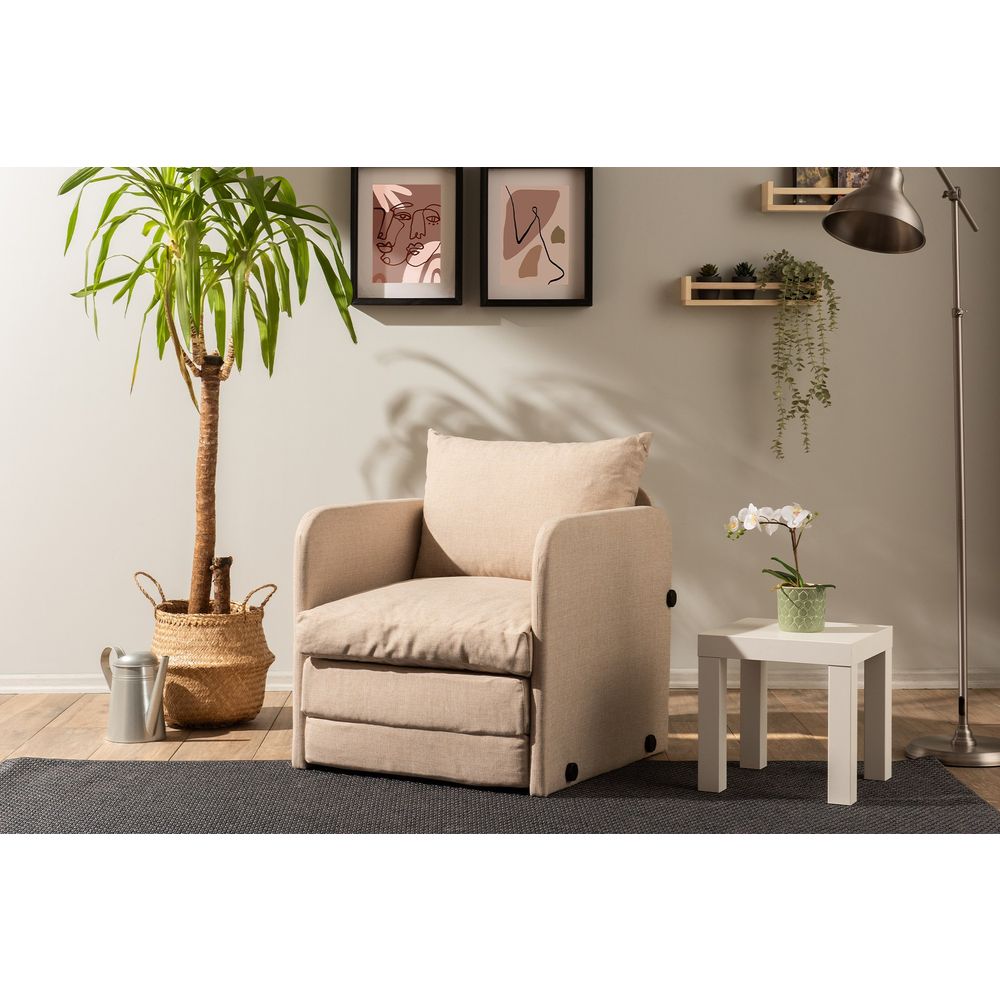 Saga Single - Bež Sofa na Razvlačenje za Jednu Osobu slika 2