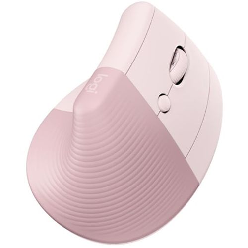 LOGITECH Lift Vertical Ergonomic Wireless miš roze slika 1