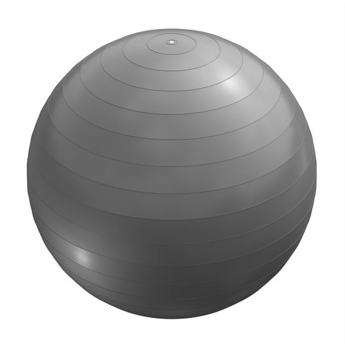 Lopta za pilates (65 cm / Siva) slika 2