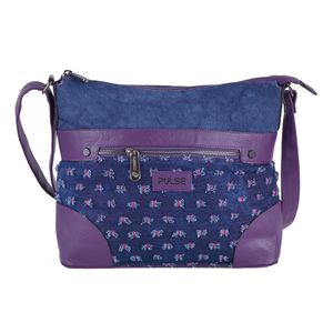 TORBA NA RAME PULSE GENOVA FLOWER JEANS 121516