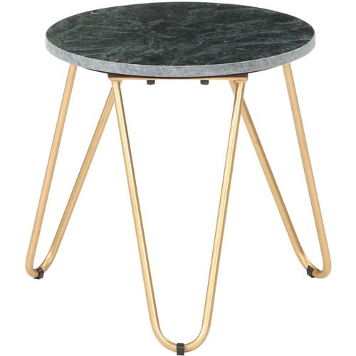 Stolić za kavu zeleni 40x40x40 cm pravi kamen mramorne teksture slika 12