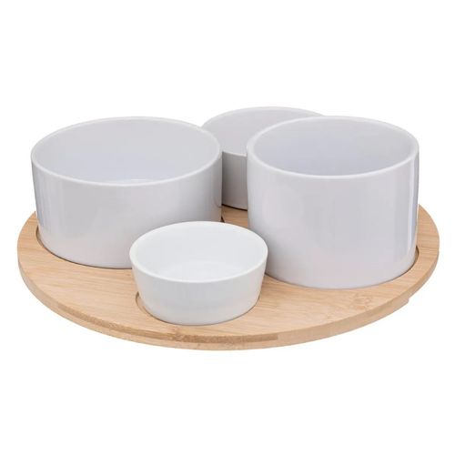 Secret de Gourmet set za posluživanje x5 porcelan bambus 188411 slika 1