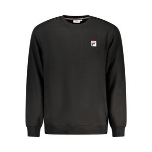 FILA BLACK MEN'S ZIP-FREE SWEATSHIRT