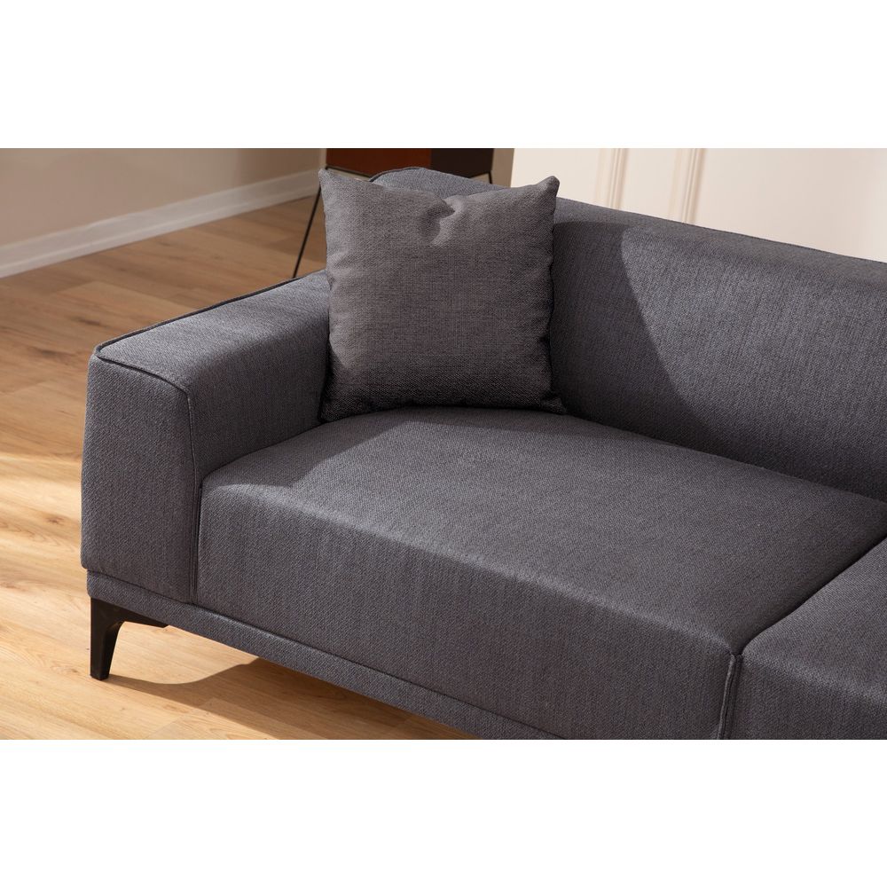 Petra 3 - Antracit 3-sjedalna sofa slika 2