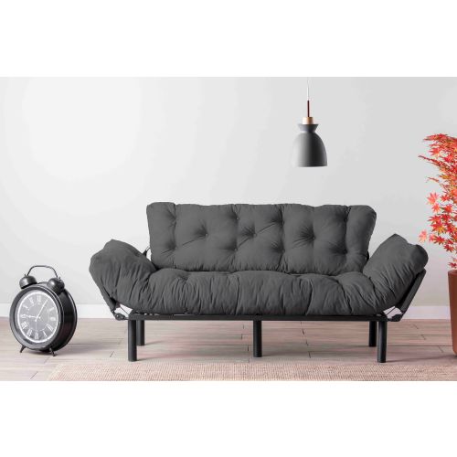 Atelier Del Sofa Trosjed na razvlačenje, Sivo, Nitta Triple - Grey slika 2