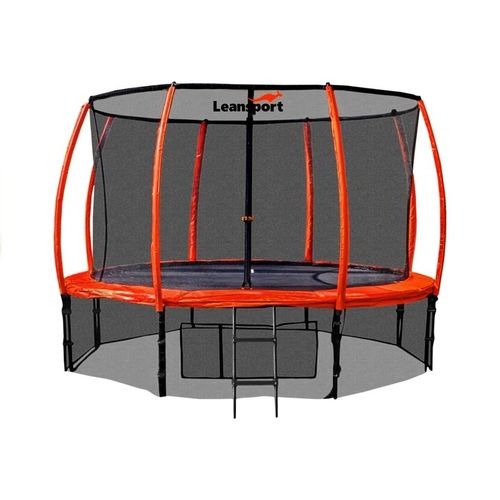 Trampolin 8ft - crno/crveni slika 1