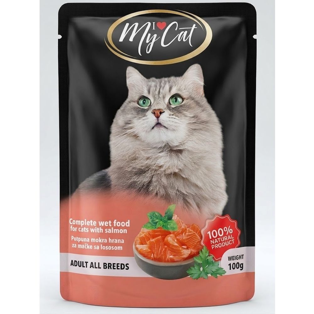 I Love My Cat with Salmon Hrana za mačke 100g slika 1