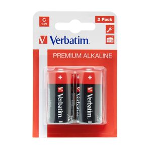 Baterije Verbatim #49922-46 alkalne C 1,5V, 2/1