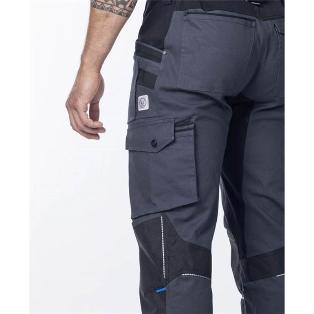 H6088/52 RADNE HLAČE 4XSTRETCH TAMNO SIVA ARDON slika 4