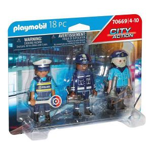 Playset City Action Policijska Postaja Playmobil 70669 (18 kom)