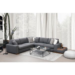 Atelier Del Sofa Kutna garnitura LOOP 5, antracit, Loop 5