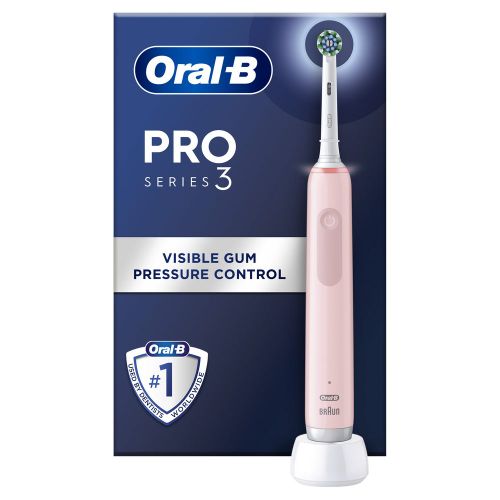 Oral-B električna četkica PRO SERIES 3 CROSS ACTION PINK slika 4