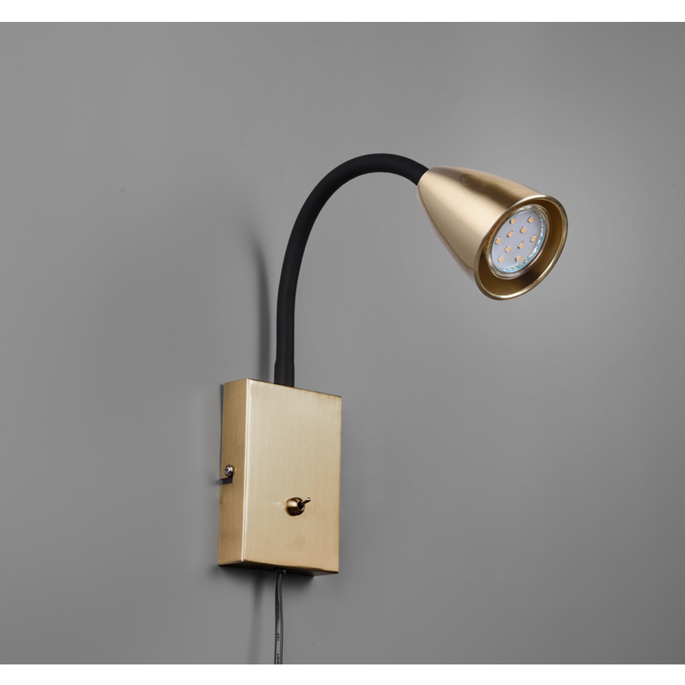 Wanda zidna lampa mat/mesing slika 2