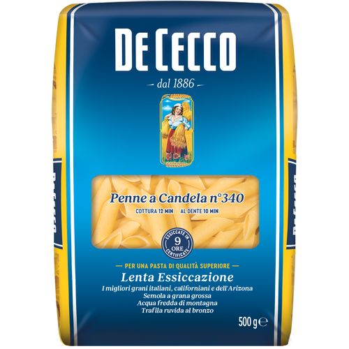 DE CECCO tjestenina 340 penne a candela 500g slika 1