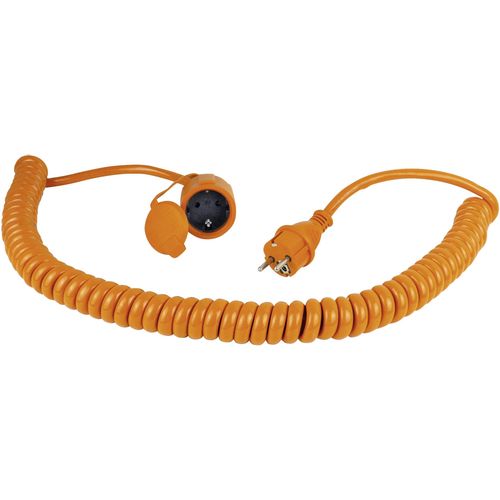 AS Schwabe 70415 struja produžetak   narančasta, crna 5.00 m spiralni kabel slika 2