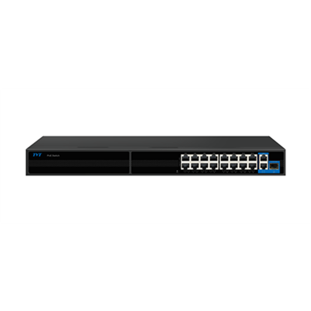 TVT PoE Switch 16-Portni TD-B2216S1-PGS slika 1