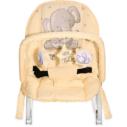 LORELLI ELIZA Njihalica za Bebe Yellow Cute Elephant (0+mj/do 9kg) slika 2