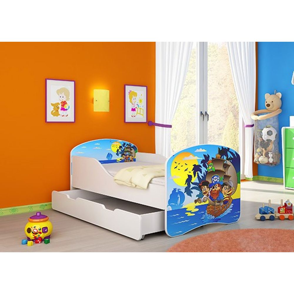 ACMA Dječiji krevet Acma I sa ladicom - 160x80cm - Dezen 21 slika 1