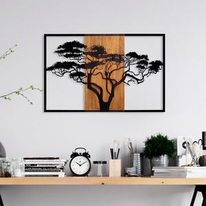 Dekorativni Drveni Zidni Ukras - Acacia Tree 388 Walnut