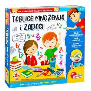 Lisciani Mali Genije SR Edukativna igra Tablica mnozenja I zadaci  RS67435