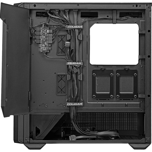 COUGAR | MX600 Black | PC Case | Mid Tower / Mesh Front Panel / 3 x 140mm + 1 x 120mm Fans / Transparent Left Panel slika 9