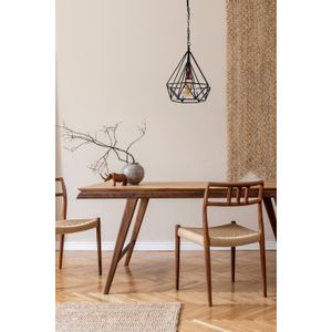 Pramit 1 Siyah Tekli Sarkıt Black Chandelier