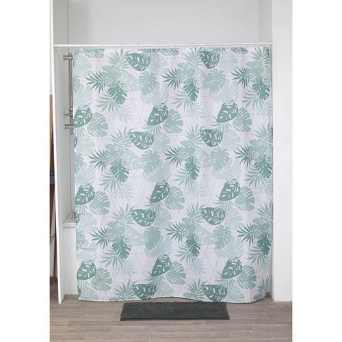 TENDANCE ZAVJESA ZA KADU + 12 BIJELIH PP KUKICA 180X200CM POLIESTER, JANEIRO slika 1