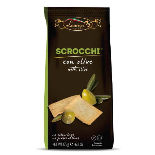 Laurieri Scrocchi Masline 175g slika 1