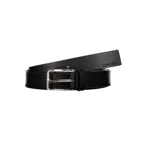 CALVIN KLEIN MEN'S BLACK LEATHER BELT slika 1