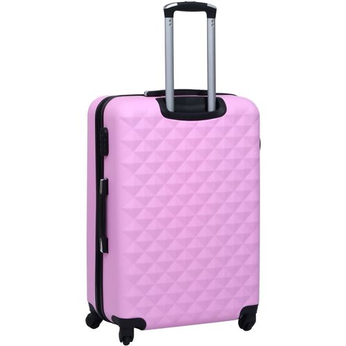 3-dijelni set čvrstih kovčega ružičasti ABS slika 4