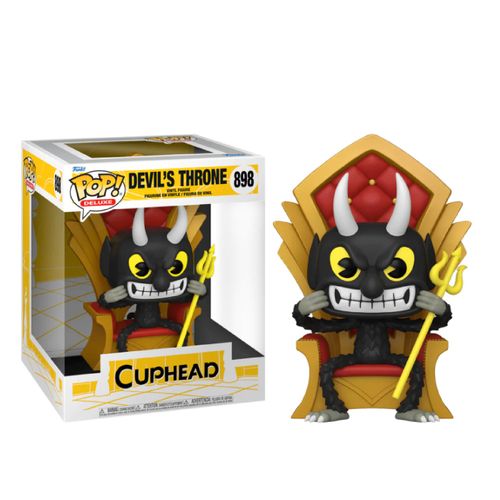 Funko Pop Deluxe: Cuphead S3 - Vrag u Stolici slika 2